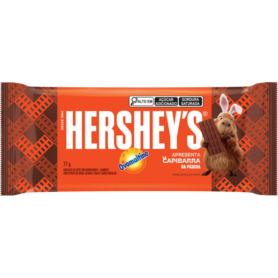 Chocolate Ovomaltine Hershey's 77g Crocante Edição Limitada